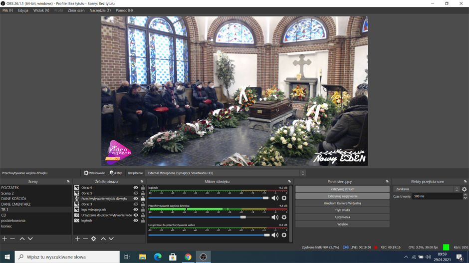 pogrzeb online, pogrzeby online, transmisje online pogrzebów